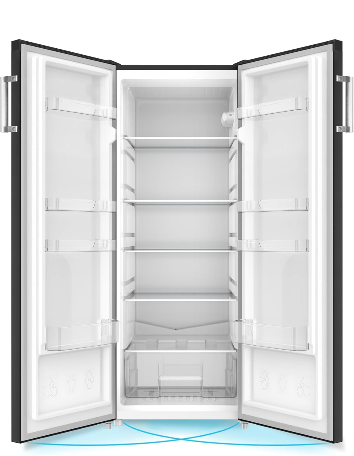 Heinrichs Koelkast Zwart HVK 3196