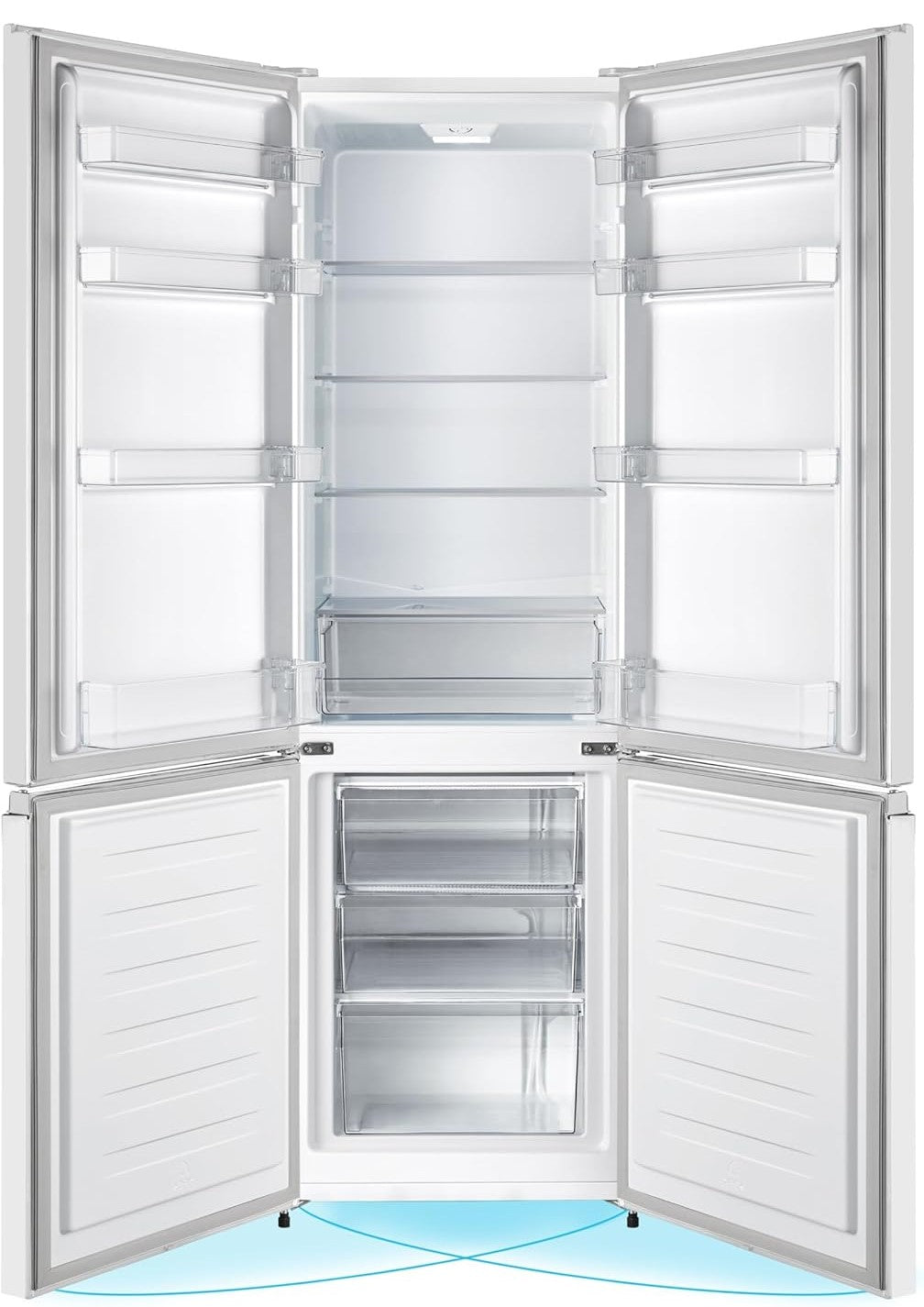 Heinrichs Koel-vriescombinatie Wit HKS 3491