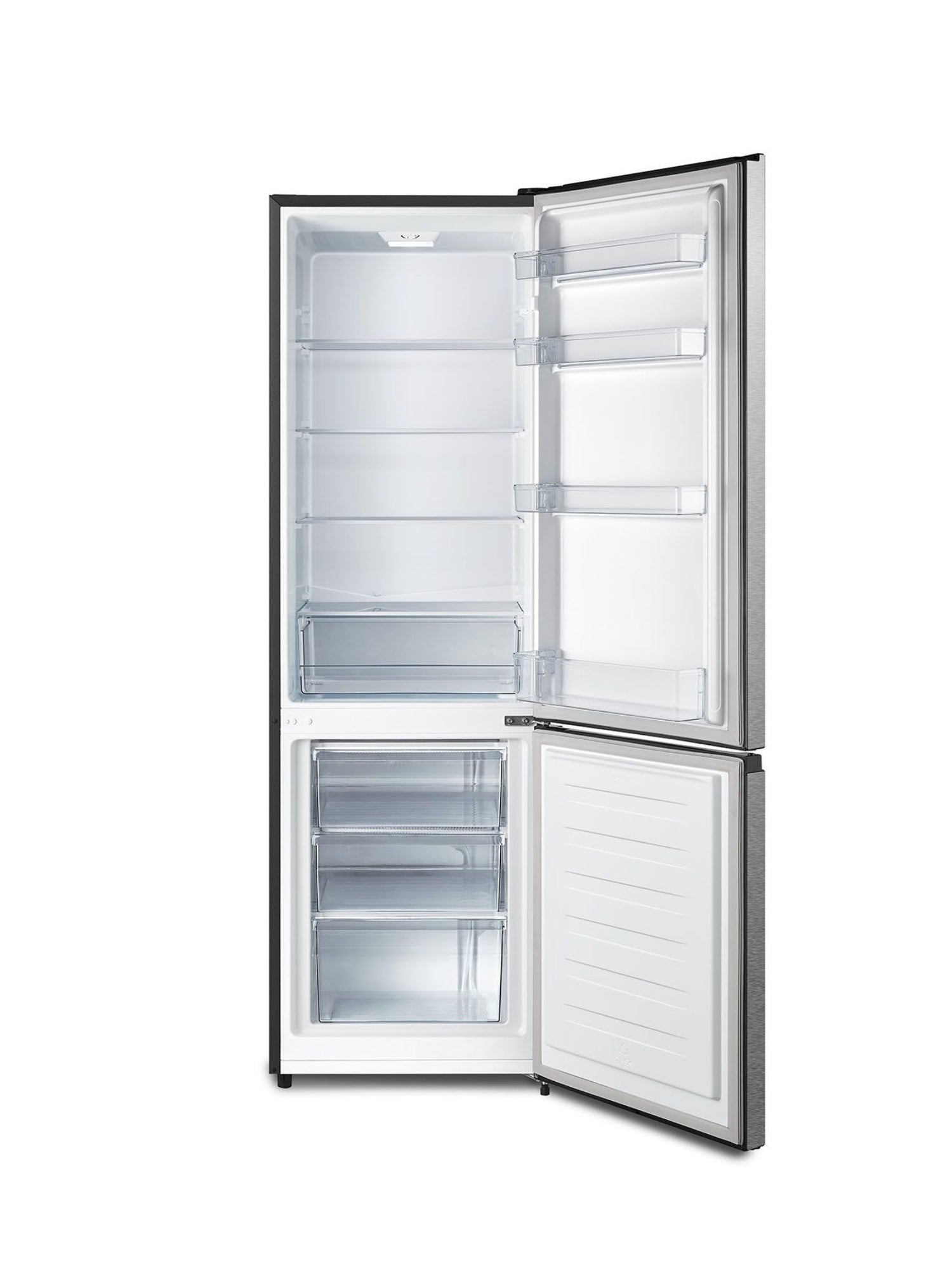 Heinrichs Koel-vriescombinatie Roestvrij Staal HKS 3491