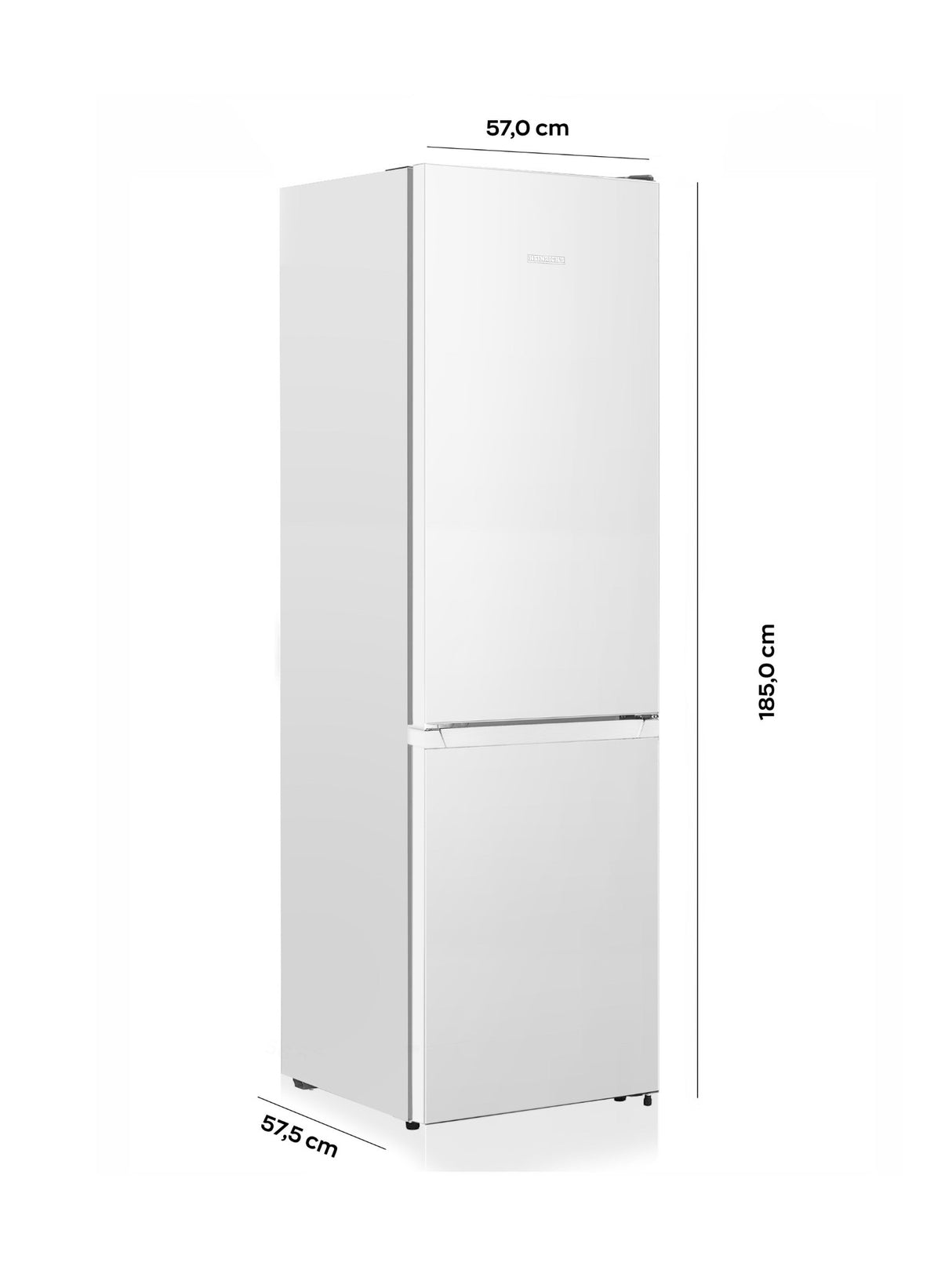 Heinrichs Koel-vriescombinatie Wit HKS 3491