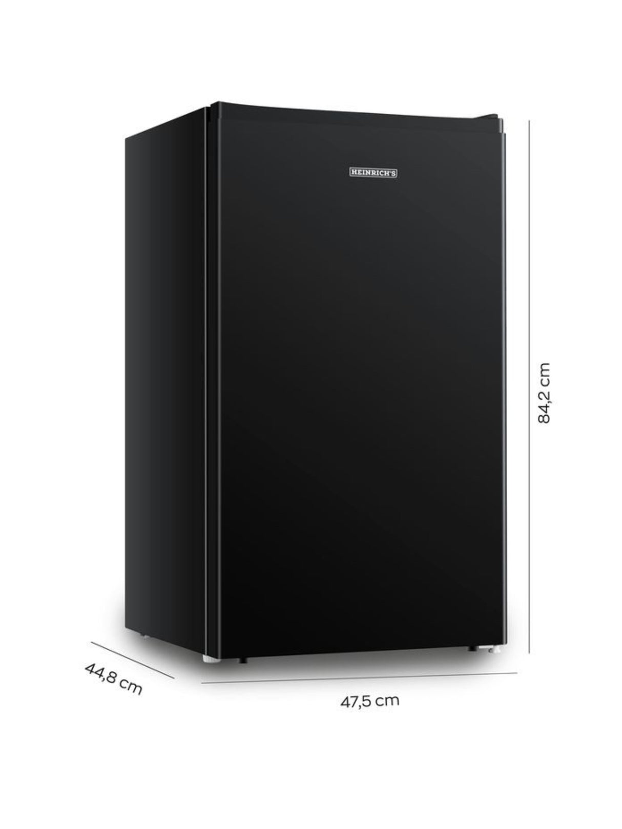 Heinrichs Mini Koelkast Zwart HKS 4289