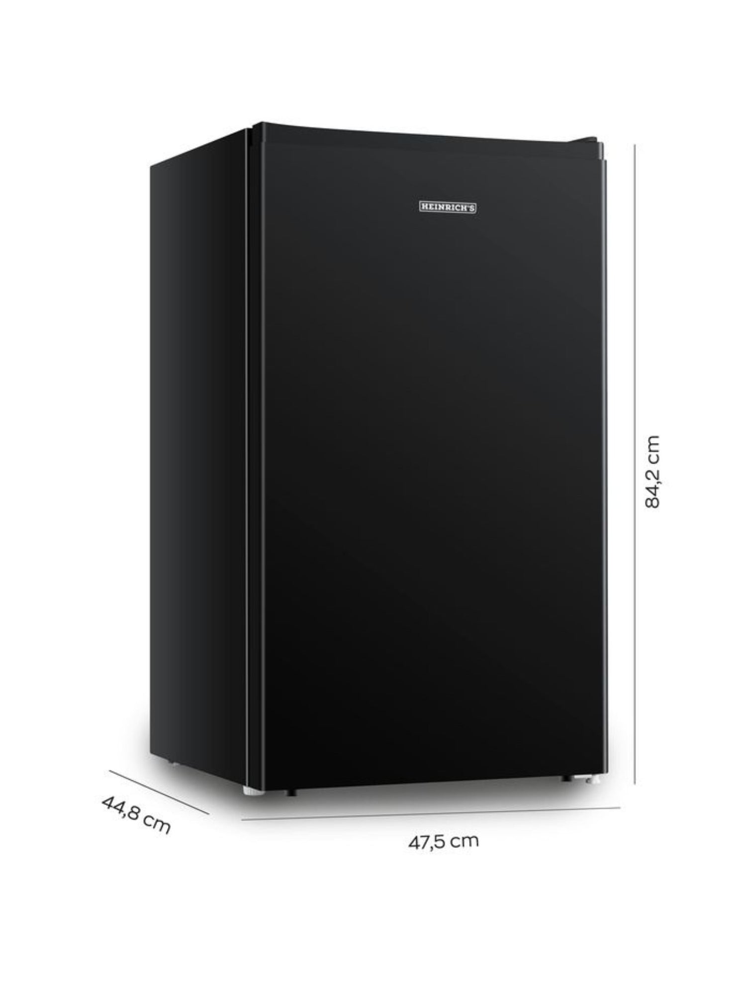 Heinrichs Mini Koelkast Zwart HKS 4289