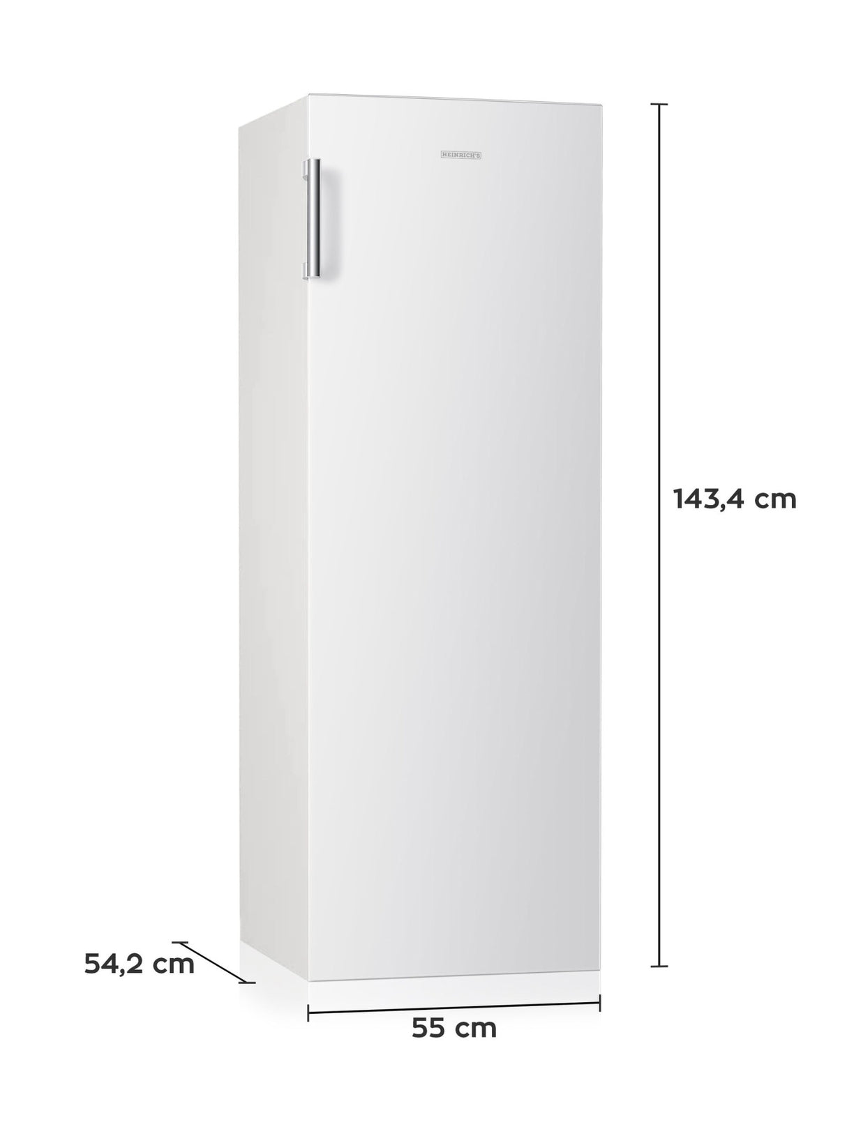 Heinrichs Koelkast Wit HVK 3096