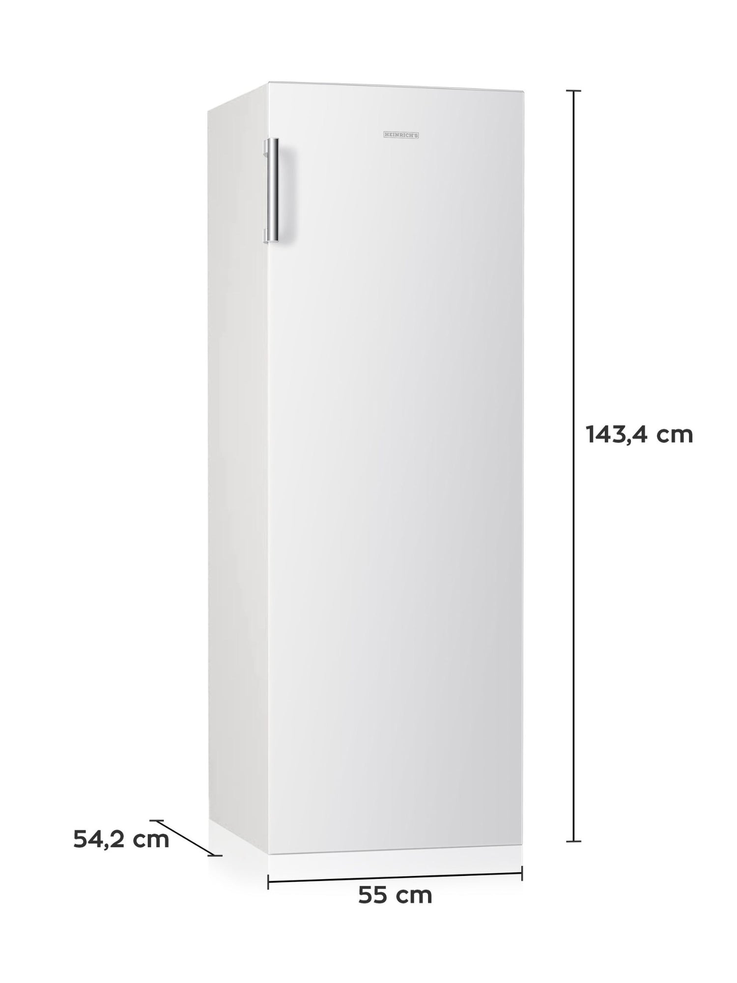 Heinrichs Koelkast Wit HVK 3096