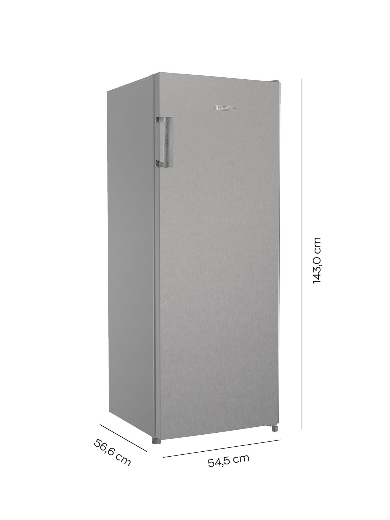 Heinrichs Koelkast Roestvrij Staal HVK 3196