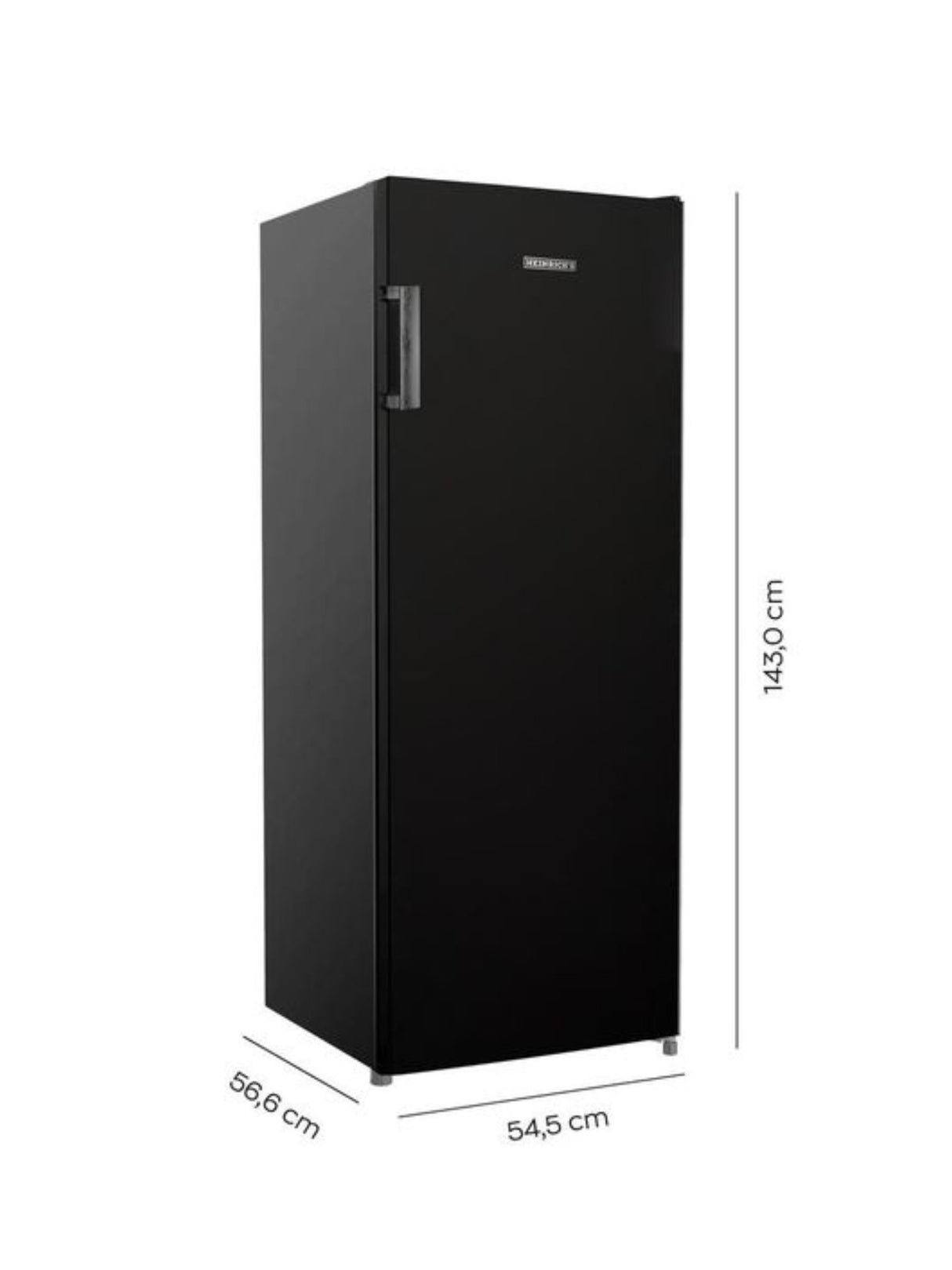 Heinrichs Koelkast Zwart HVK 3196