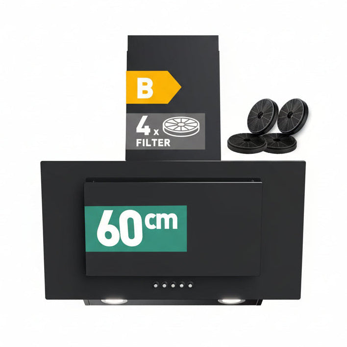 Heinrichs Afzuigkap Zwart HDU7621