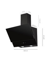 Heinrichs Afzuigkap Zwart HDU7624