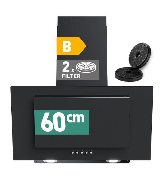 Heinrichs Afzuigkap Zwart HDU7621