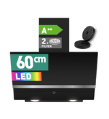 Heinrichs Afzuigkap Zwart/Roestvrij Staal HDU7624